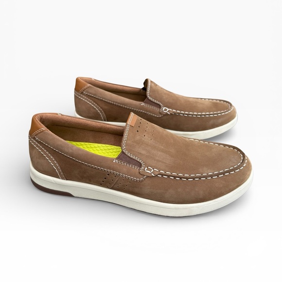 Florsheim Crossover Moc Toe Slip on Loafers Men's Size 10 Brown - Picture 4 of 15